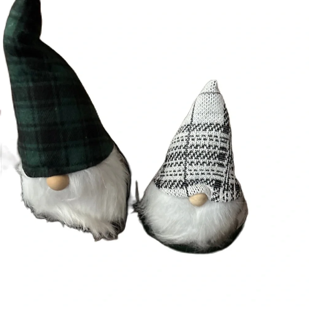 Northlight Target Bullseye Christmas Gnome Plush Table Mantel Decoration Set NEW